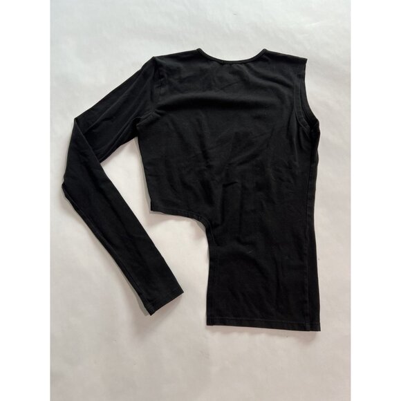 Jeu Illimite Avant Garde Cutout Top in Black - Picture 3 of 6